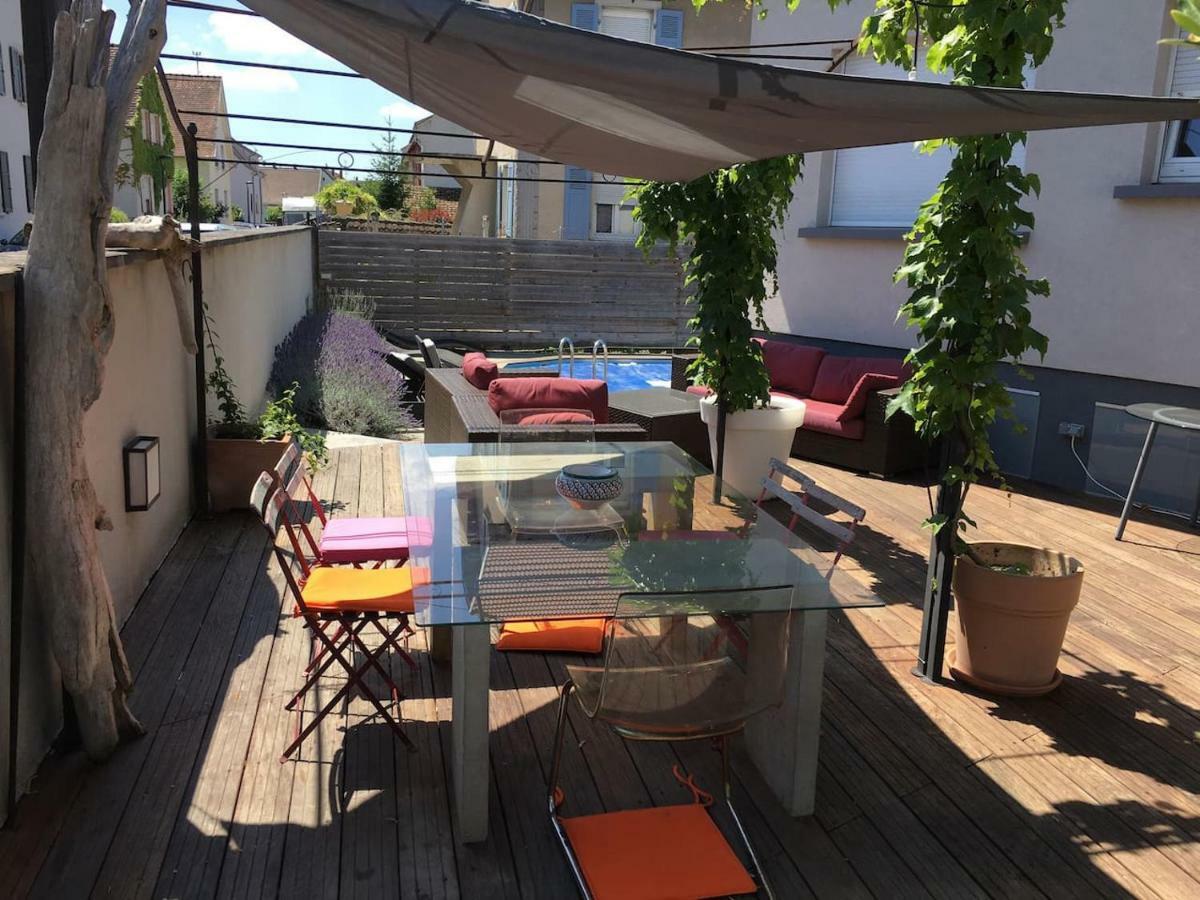 La Terrasse Selestadienne 塞莱斯塔 外观 照片