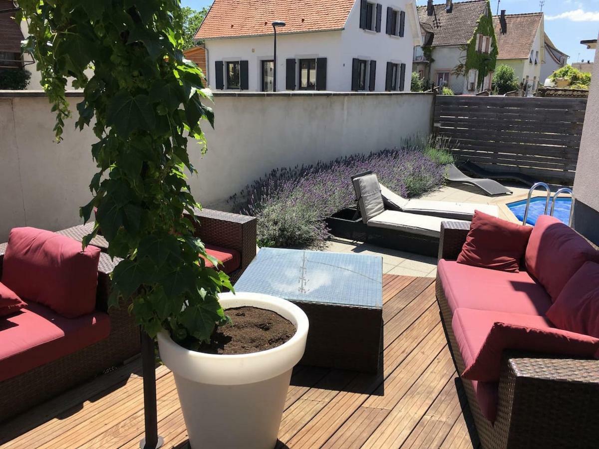 La Terrasse Selestadienne 塞莱斯塔 外观 照片